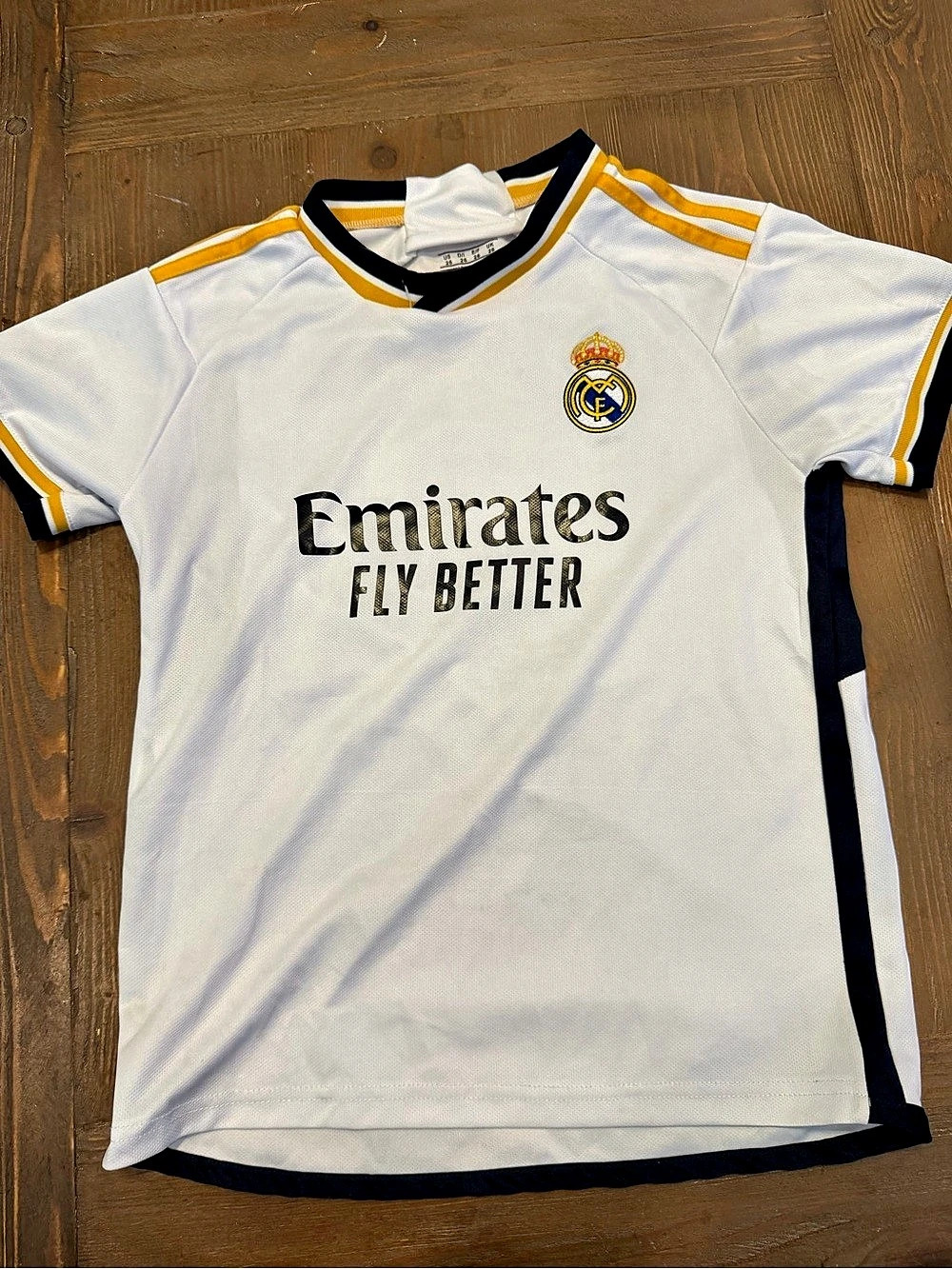 Real Madrid Vinícius Júnior #7 Soccer Jersey White & Black